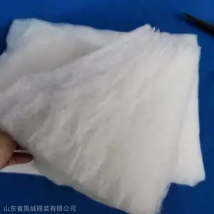 奥绒生产竹棉保暖热熔棉 竹纤维针刺絮片 抗菌婴儿睡袋吸水棉
