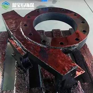 水泵自动耦合器支架 铸铁型潜污泵挂架自耦法兰连接片蓝宝石