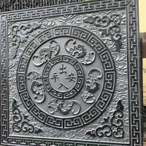 四川黑五福捧寿雕刻:天然石材与东方美学的匠心之作