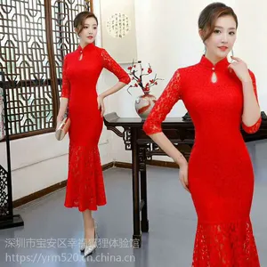 宝安（公明|石岩|西乡）天虹沃尔玛附近旗袍店的旗袍零售批发团购