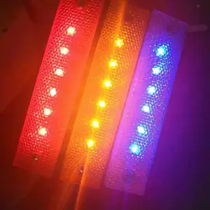 工厂批发零售隧道有源轮廓标 LED梯形轮廓标 长方形有源轮廓灯 单面双面 黄白红绿蓝灯