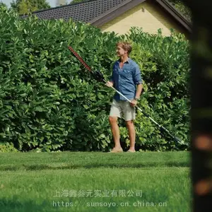 树木修剪高枝绿篱机48v手持式高枝绿篱机格力博greenworks