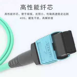 MPO-MPO��������40G/100G������8/12/24оOM3���׶�ģ����OM4 MPOתLC