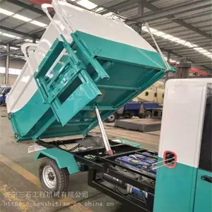 三轮新型挂桶垃圾车,电动自卸垃圾车需要了解这几点