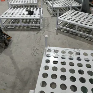 汽车传动轴运输架 动力传输轴存放料架 顶部加装PP板防护