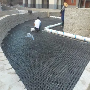 地下室卷材防水板车库顶排水板屋顶绿化蓄水滤水板排水板