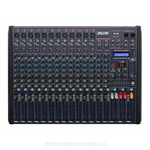 JRLON音响 HM-AM16 16路调音台(USB/蓝牙播放器、2编组输出)