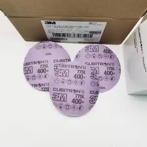 3M775L聚酯薄膜背绒砂纸 陶瓷砂纸 3寸5寸6寸粒度齐全