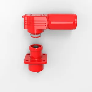 供应 UniLink高负载储能连接器 100A橙色单芯防水弯头连接器