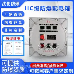 IIC级防爆仪表显示温控箱 铸铝合金接线箱 照明动力检修插座配电箱
