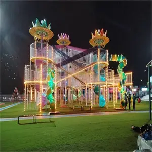 河南长基无动力游乐设备魔法城堡儿童亲子游乐园设备