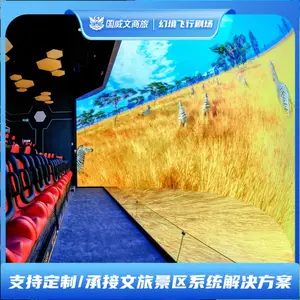 裸眼 3D 飞行剧场轨道飞行影院文旅景区悬空球幕动感飞行体验馆全套