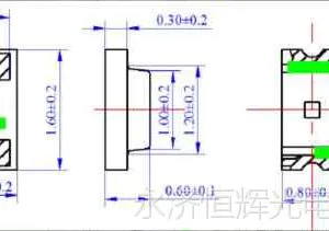 贴片led0603黄光0.6厚0603红光0.6厚0603超高亮红光