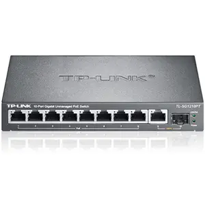 普联(TP-LINK)TL-SG1210PT 10口全千兆以太网PoE交换机