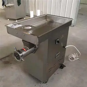 厂家供应商用绞肉机,不锈钢切肉机 大型冻肉破碎机