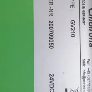 优势供应MOTRONA 脉冲开关 GV210 SN: 180100910 2I/2O开关