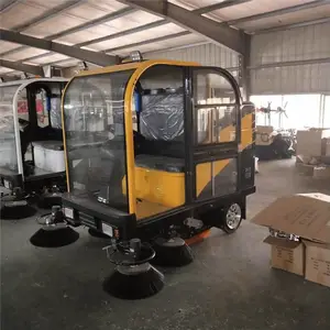 厂家直销路面洗扫吸尘用垃圾扫路车 鸿哲 工厂车间扫地车 景区广场用扫路车