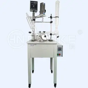 高科仪器10L-100L单层多功能反应器单层玻璃反应釜