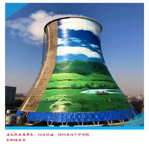 烟囱美化亮化防腐 金蜘蛛资质齐 质量优美 价格低