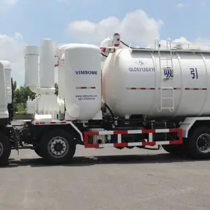 焦化粉煤灰自吸自排车 冶金行业吸引压送车 除尘灰罐式运输车