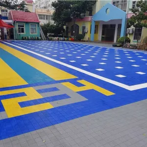 深圳悬浮地板铺设安装，幼儿园操场施工，学校操场改造