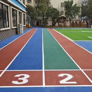 预制型橡胶跑道运动场材料厂家