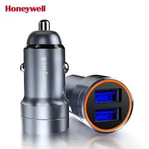 霍尼韦尔HZCC2双USB车载充电器 Honeywell双口快充头 24W手机充电器