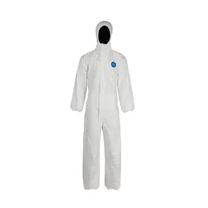 杜邦?Tyvek?400连体防护服(TBM001原1422A) 舒适透气带帽特卫强防护服喷漆防尘服 白色