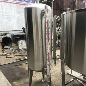 厂家直销 国禹不锈钢卫生级/食品级无菌储罐 贮罐 储存罐 储油罐配磁性浮子液位计