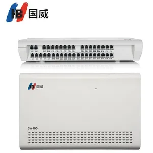 湖北武汉总代理国威 HB GW400系列 集团程控电话交换机 4外线16分机 电脑话务员 远端维护二次来显 群呼功