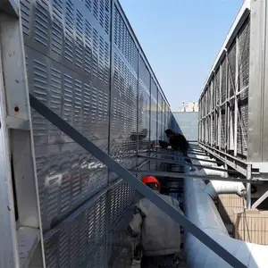 建筑工地声屏障用于隔离和吸收施工噪音的设施