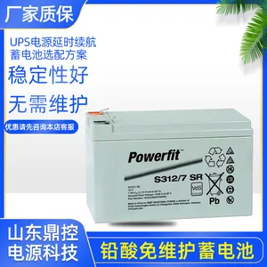 美国GNB蓄电池S312/200铅酸免维护Powerfit阀控密闭12V200AH电池UPS不间断电源更换安装回收维修巡检