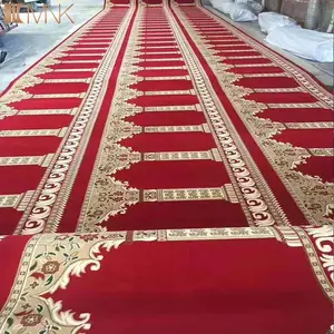 4m 宽机织满铺穆斯林专用清真寺祈祷地毯跪拜地毯