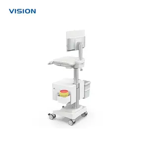 VISION 23088|可升降显示器护理推车 带抽屉 / 垃圾桶查房台车