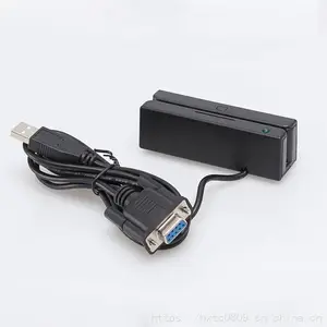 可编程RS232串口磁条卡刷卡器 磁卡数据采集器全三轨MSR100-R