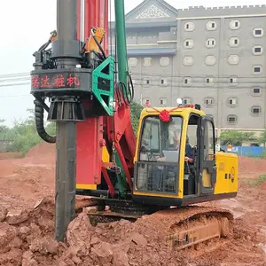 联达 小型旋挖机 履带打桩机 盖楼打地基地梁施工设备LD