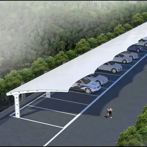 梅河口汽车遮阳棚图纸,集安钢结构汽车棚、白山厂房膜结构停车棚施工方案