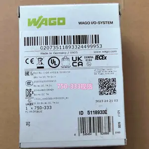 WAGO 750-333 750-337万可模块正品现货