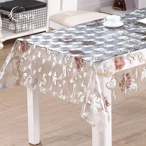 RNPT瑞年 供应3D透明桌布PVC塑料台布 防水防油免洗PVC餐桌布