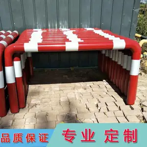 车间隔离防撞钢管护栏 黄黑喷漆隔离护栏 防撞杆 江门厂家生产