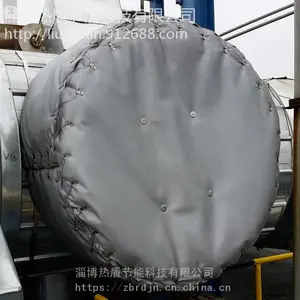 检修口保温套 人孔保温衣 封头保温罩 隔热套 热盾 可拆卸柔性保温套