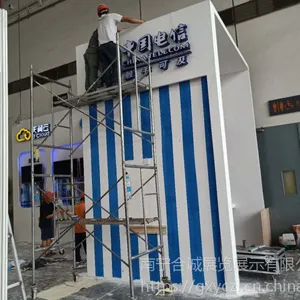 展台制作搭建,木质展位制作服务工厂价格