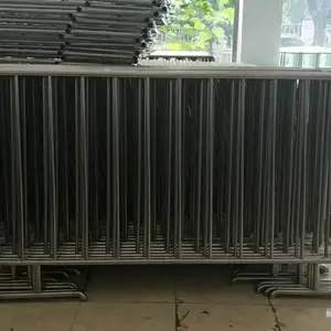 成都不锈钢移动铁马护栏地铁围栏活动围栏