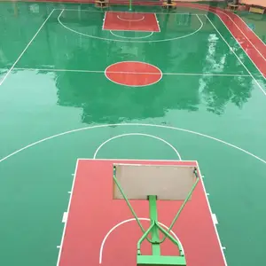 户外球场地坪价格丙烯酸网球场地坪施工