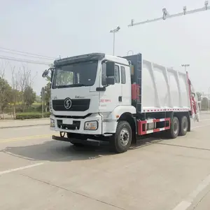 陕汽德龙M3000后双桥25方压缩式垃圾车