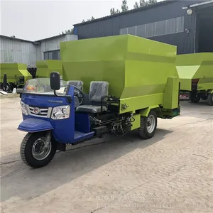 下雨天不怕挨淋的撒料车 不锈钢车厢投料机 中泰机械