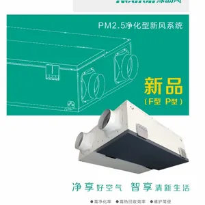 供应QFA-D250P-Y 绿岛风除霾PM2.5新风机|长沙绿岛风
