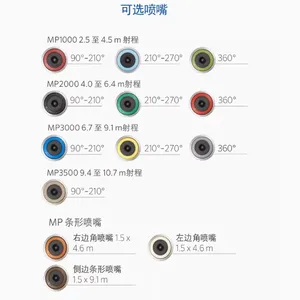 美国亨特MP地埋伸缩射线喷头 亨特MP射线喷头 MP地埋伸缩式喷头