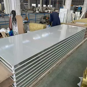 50金属面双面玻镁岩棉手工板 1180型手工净化彩钢板翔展