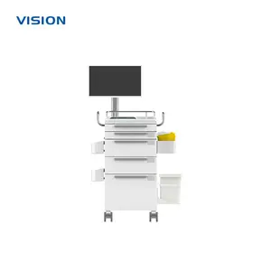 多功能移动护理推车 VISION 25208| 病房带抽屉分类污物盒